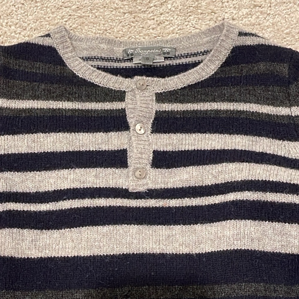 Bonpoint striped sweater, size 6